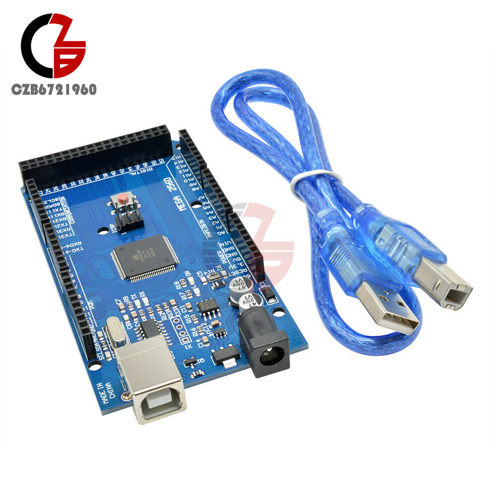 2Pcs Atmega2560-16AU CH340G ATMEGA 2560 R3 Board Compatible Arduino Mega2560 R3