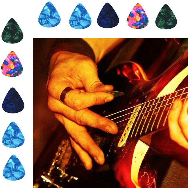 4set Medium Guitar Slides Include 3 Colors Stainless Steel 1 Pieces GlassBDAU