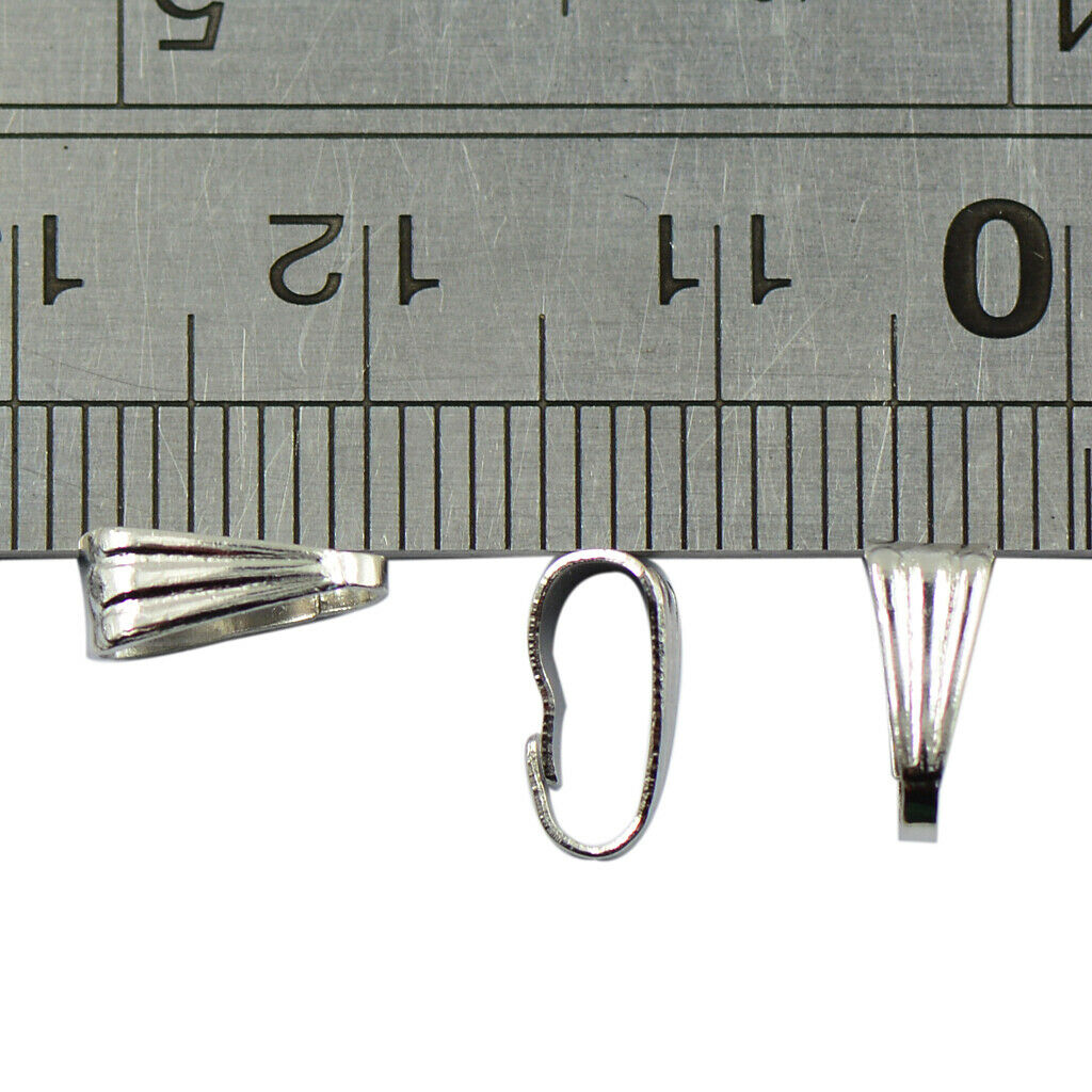 100pcs Spring Caution Bullets Connector Clip Clasp Pendant Jewelry Finding Money