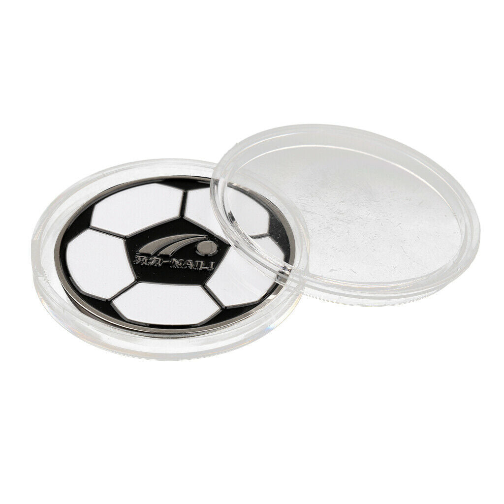 Football/Soccer Referee Game Flip/Toss Coin with Plastic Sleeve