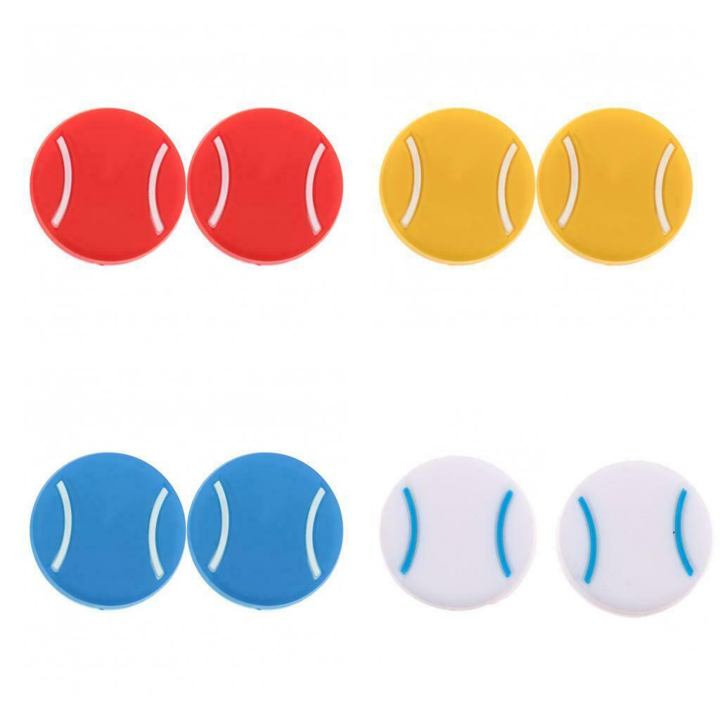 8pcs 25mm Shock Vibration Dampener Absorber Damper for Tennis Squash Racquet