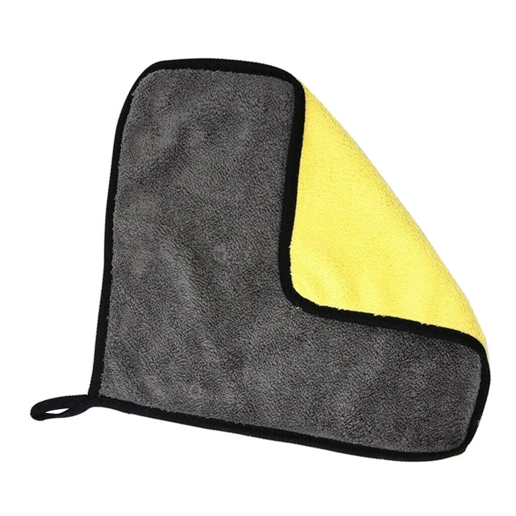 Car Home Household Washing Cleaning Drying Towel Cloth Hemming Plush 38*45cm