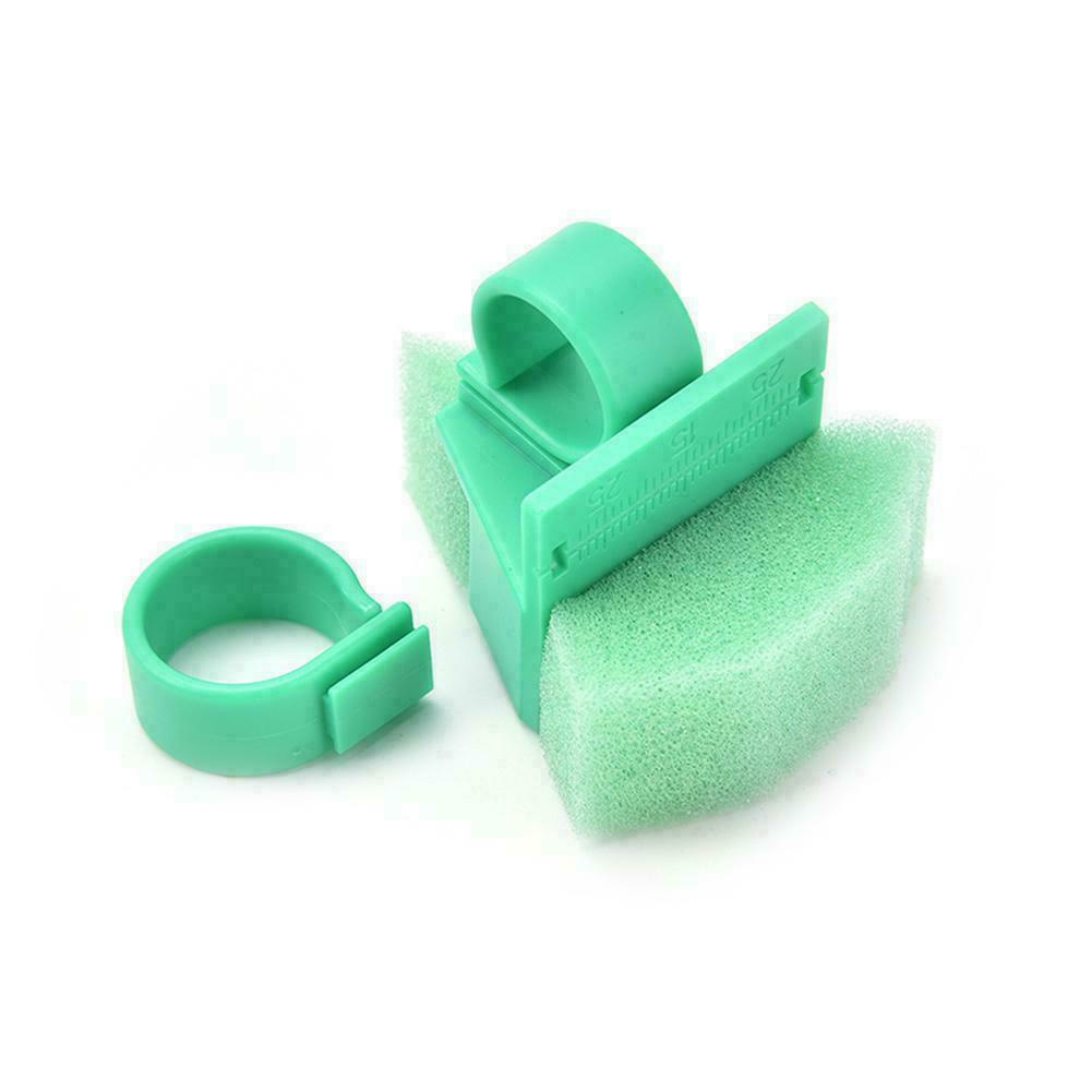 10Kits Plastic Endo Files Clean Measure Finger Stand Holder Ruler Ring Foam New
