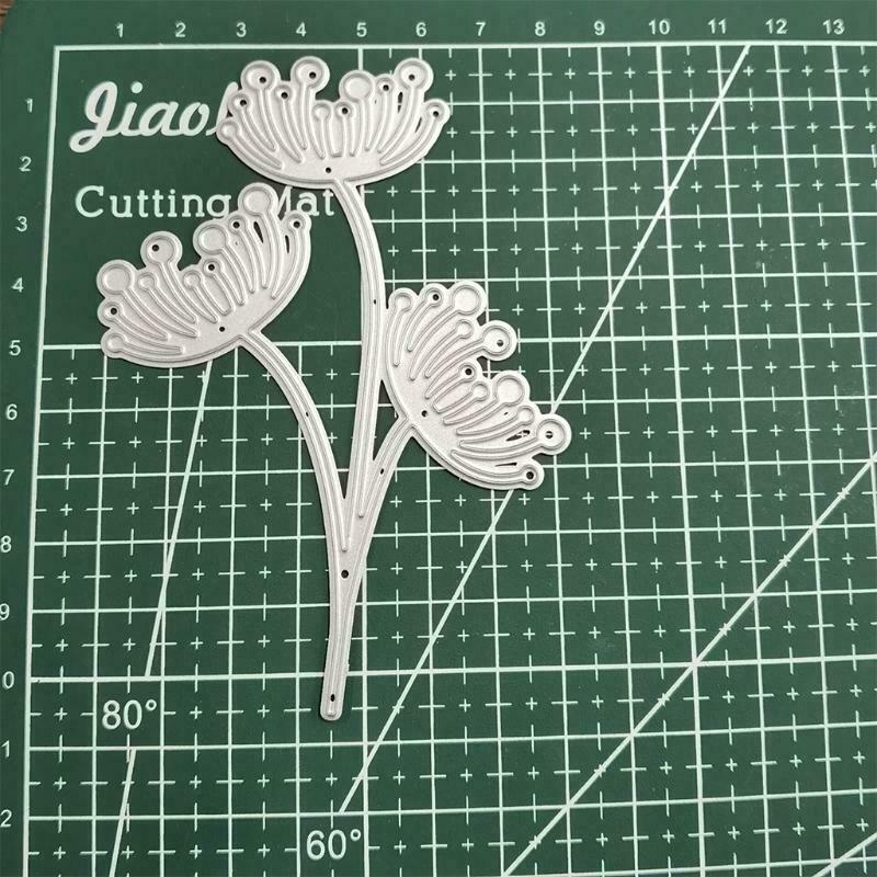 Dandelion Cutting Dies Stencil Scrapbooking DIY Album Stamp Paper Card Embossing