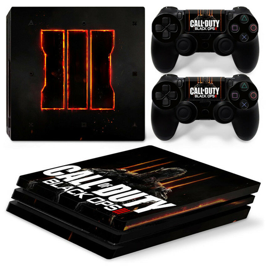 Call of Duty skin For  playstation PS4 PRO Console Stickers & 2 Controllers Skin