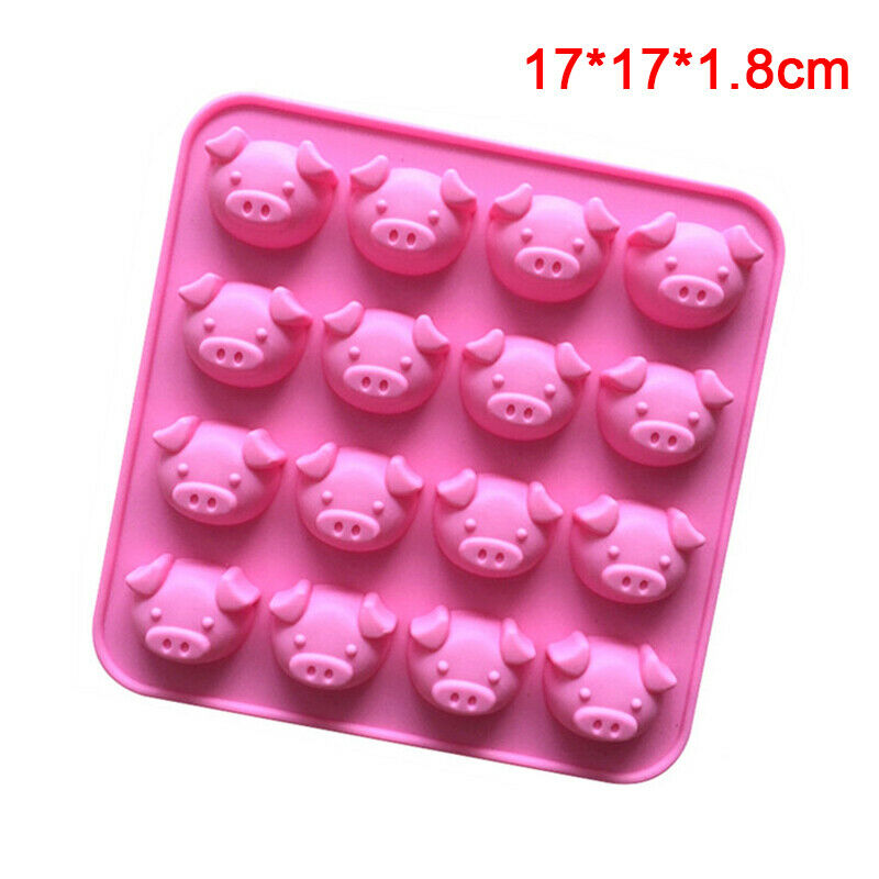 Pig Silicone Mold Cake Chocolate Fondant Mould DIY Cake Decorating Too.l8