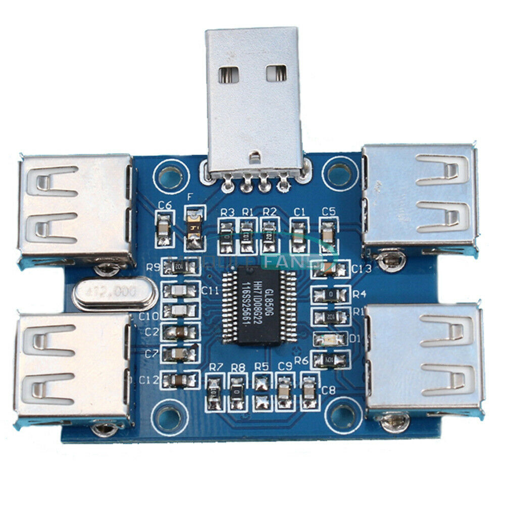 5V USB 4-Female USB2.0 Hub Concentrator HUB Precise USB Expansion Module