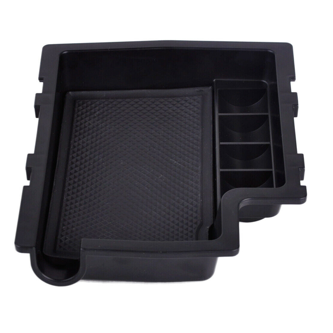 Armrest Storage Box Tray Container Organizer Holder w/ Mat Fit for Subaru XV An