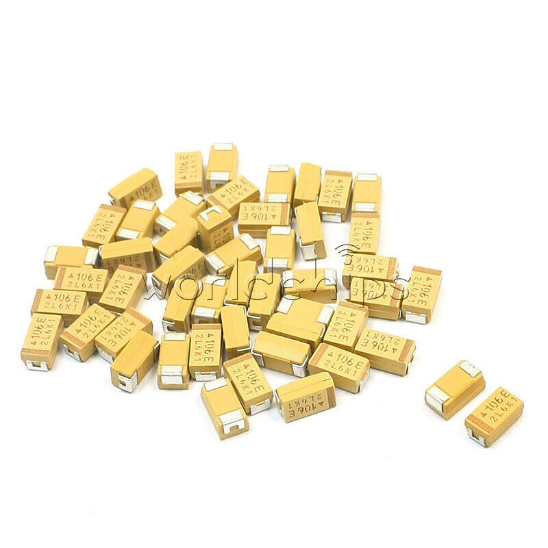 20PCS Lot SMT SMD 6032 C Type 10uF 35V Chip Tantalum Capacitors