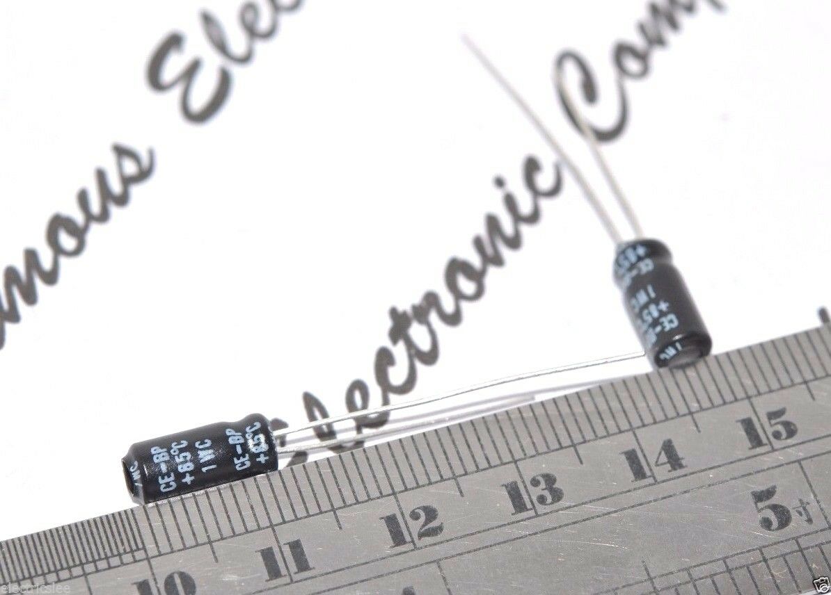 4pcs - MARCON LR 3.3uF (3,3µF) 50V Bipolar  Radial Electrolytic Capacitor - BP