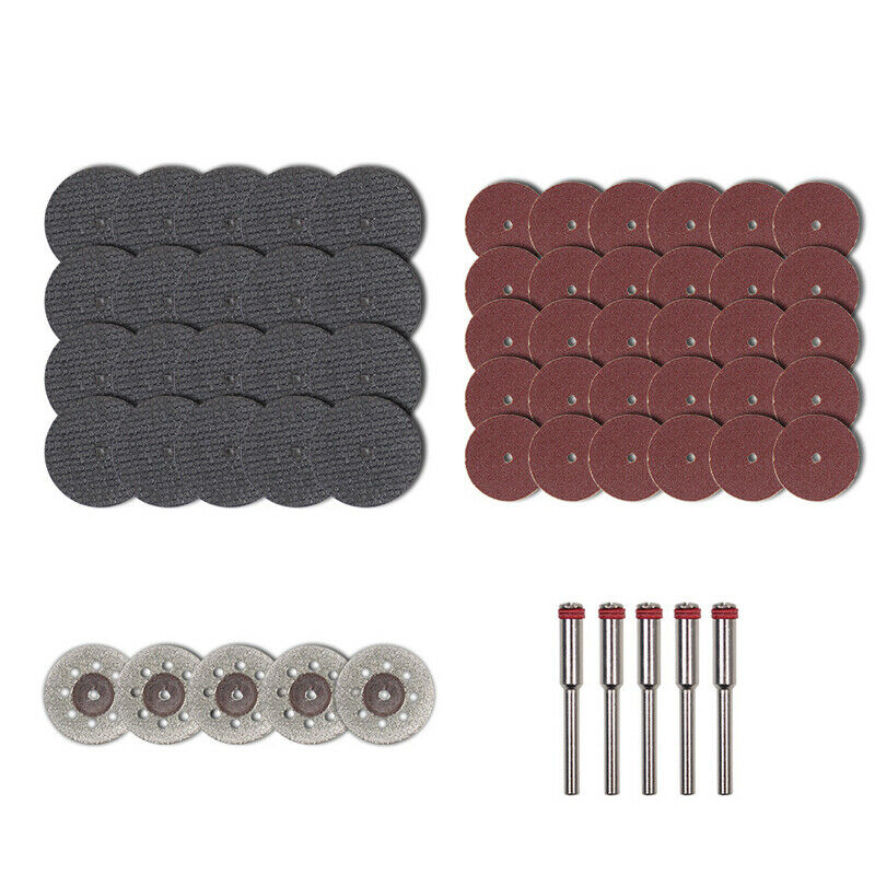 60PCS Rotary Tool Cutting Disc 32MM Fiberglass Reinforced Dremel Tool for Grind