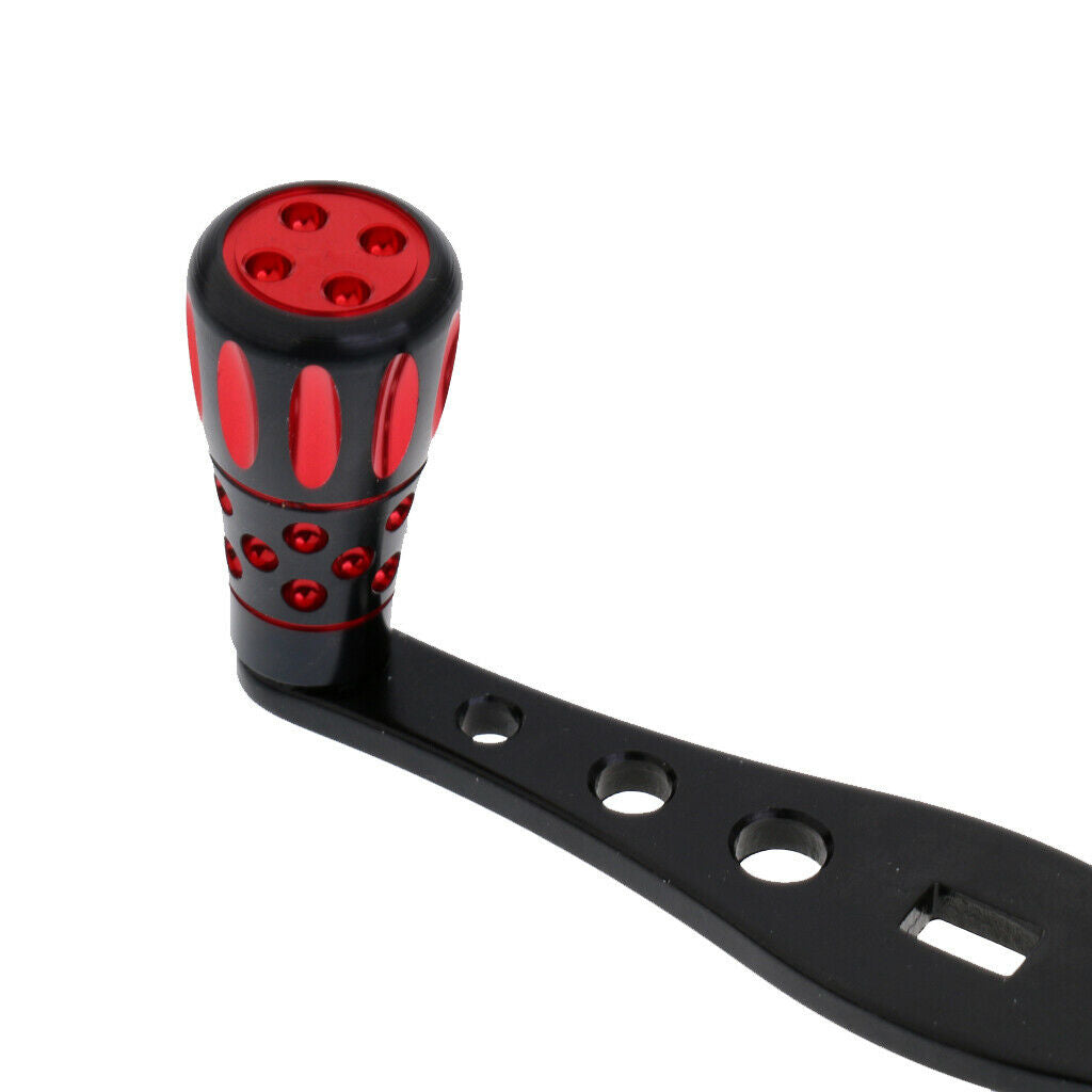 Aluminum Alloy Fishing Reel Handle for Baitcasting Reel Outdoor Red