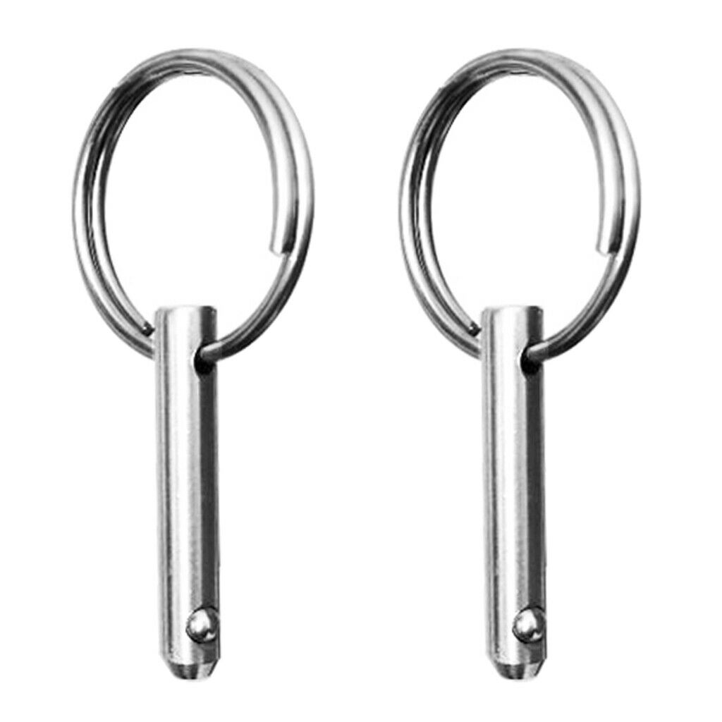 Set of 2 Stainless Steel Ball Studs with Ball Protectors Bimini Top Fittings for