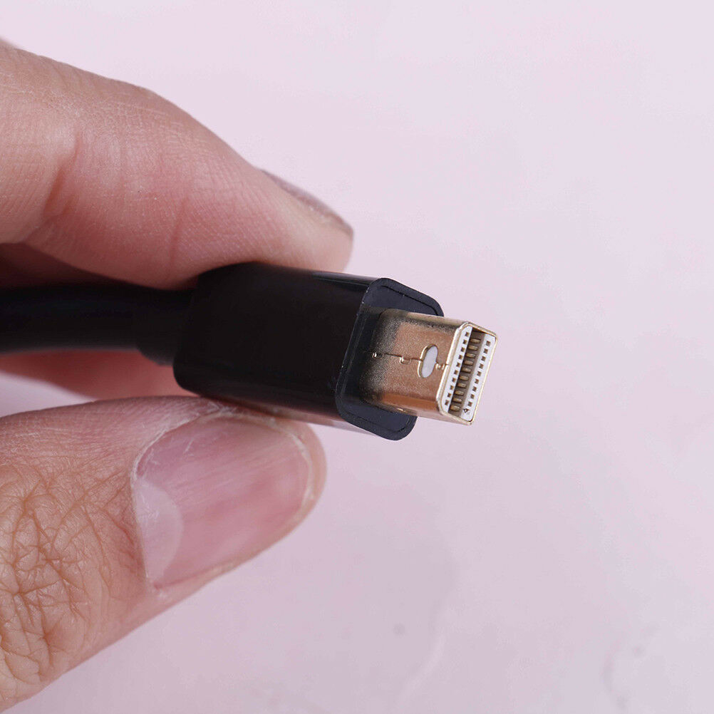 1PC black mini displayport DP male to DVI female video adapter ca^qiW NC