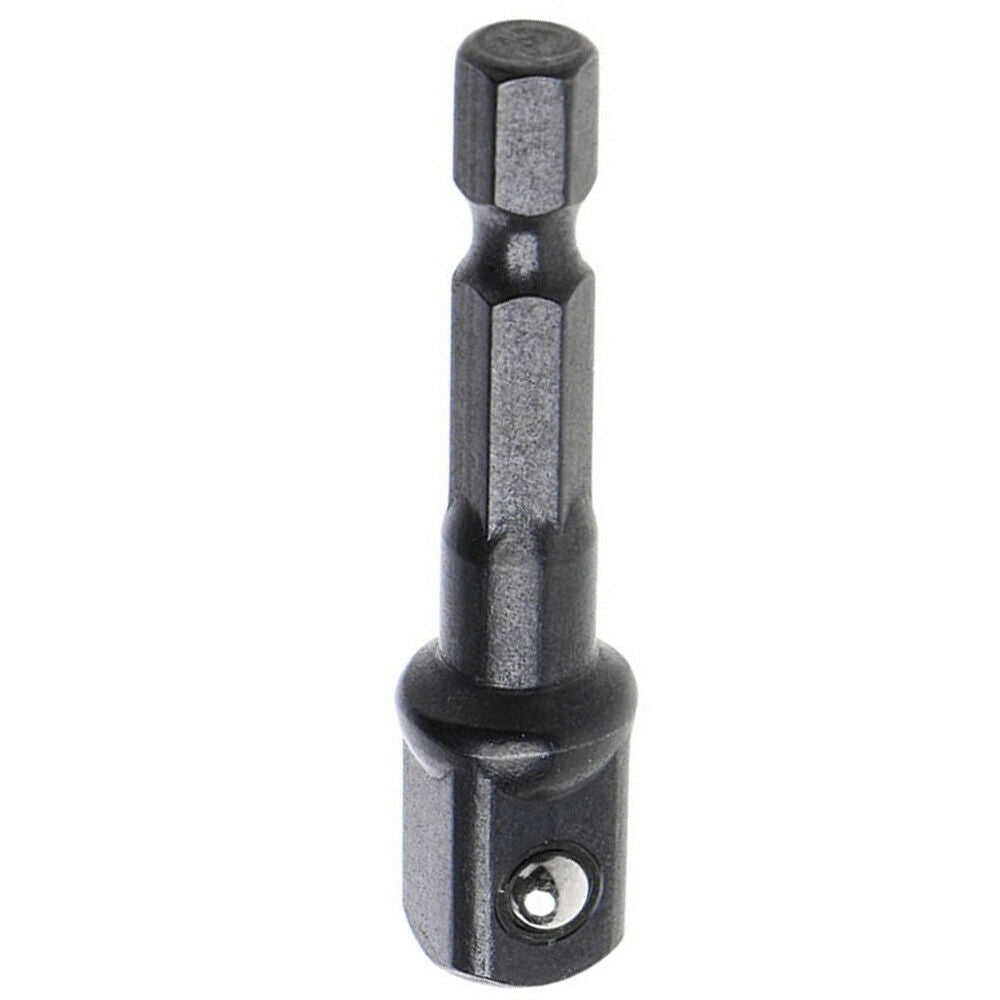 3 Pcs Socket Adapter Set Hex Shank to 1/4 3/8 1/2 Inch Impact Driver Drill Bits
