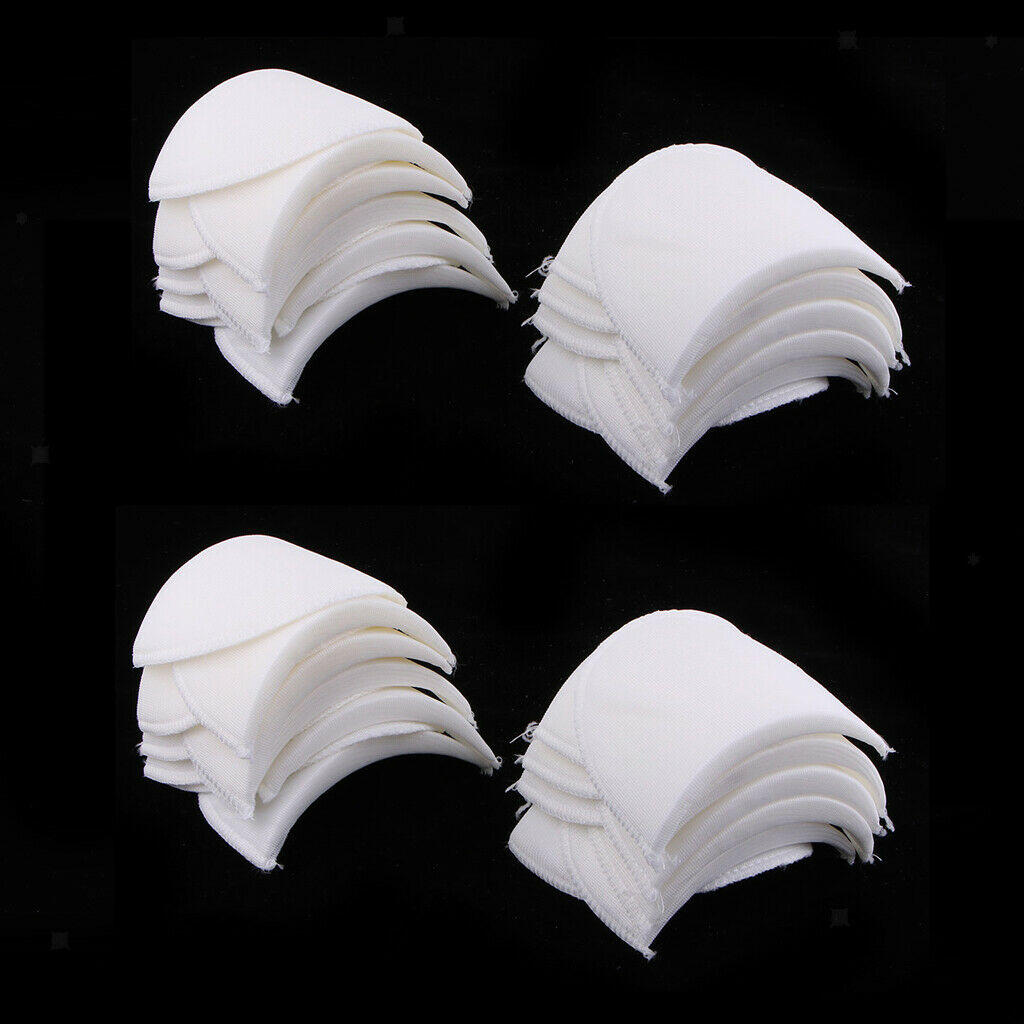 DIY 12 Pairs White Sponge Shoulder Pads For