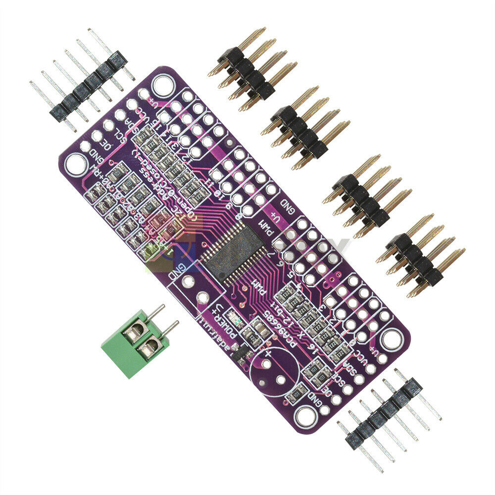 12 Bit CJMCU PCA9685 16 Channel PWM Servo Driver I2C Interface Arduino Raspberry