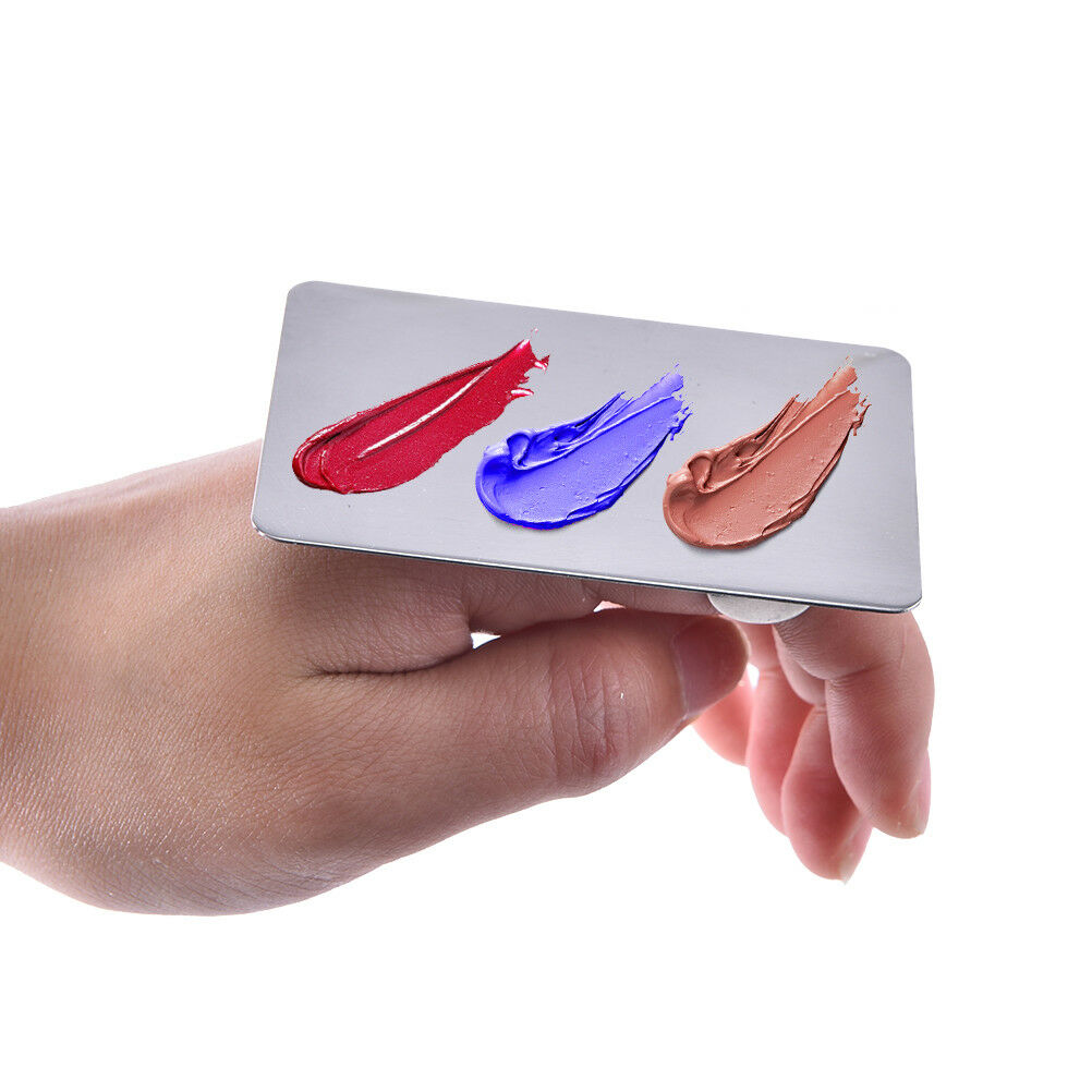 Palette Adjustable Ring for Nail Art Makeup Foundation Mixing Stainless Steel DD