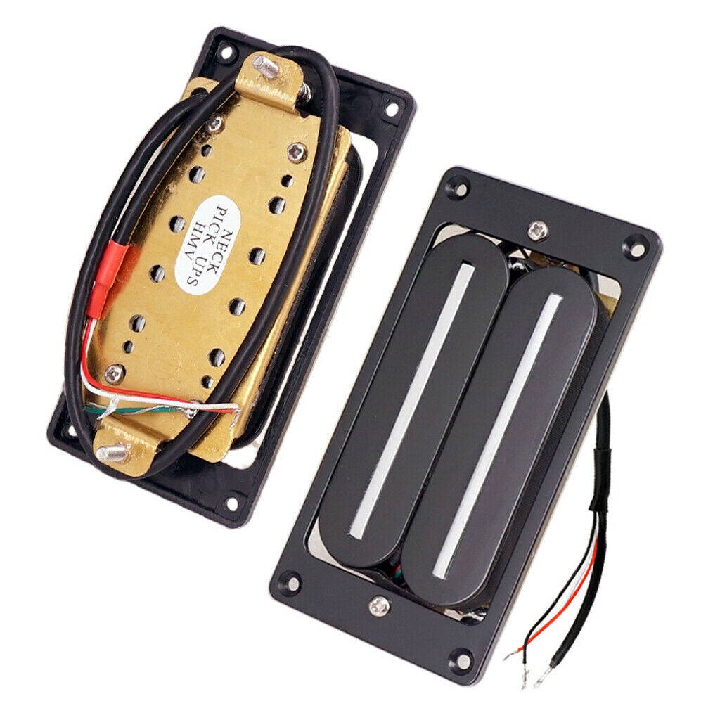 Lovoski Electric Guitar Double Coil Pickup Humbucker Parts Accessory Black
