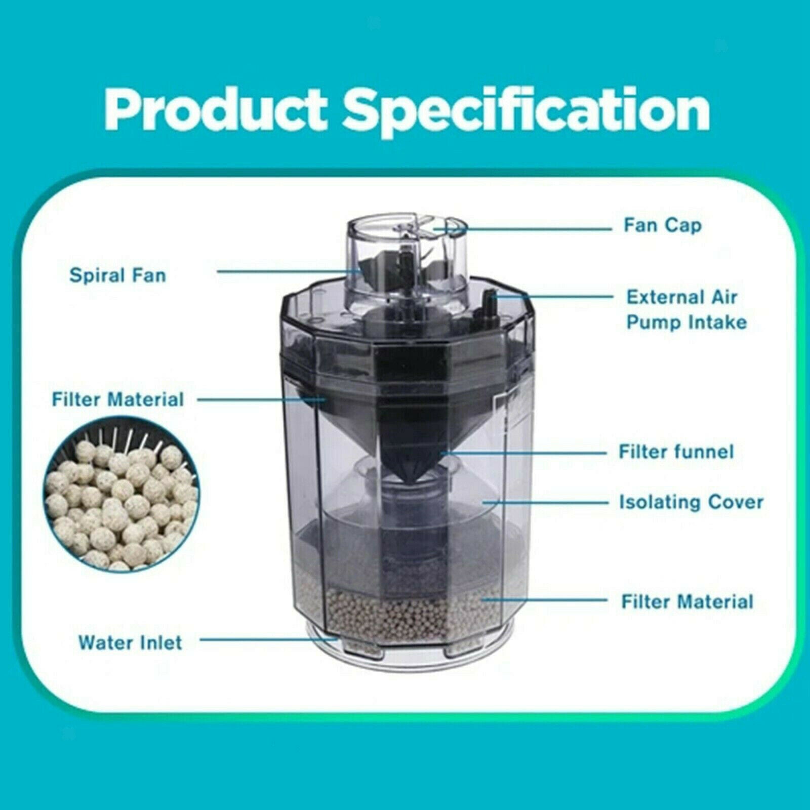 Fish Stool Suction Collector Automatic Waste Remover Filter Cleaning Tool