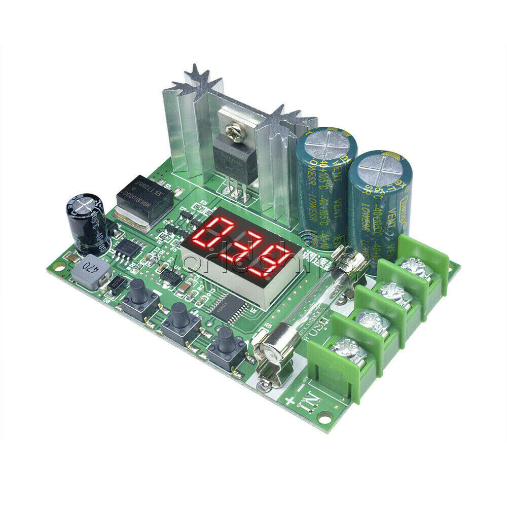 10A DC 12-60V 600W Motor PWM Speed Controller Regulator With Red Digital Display