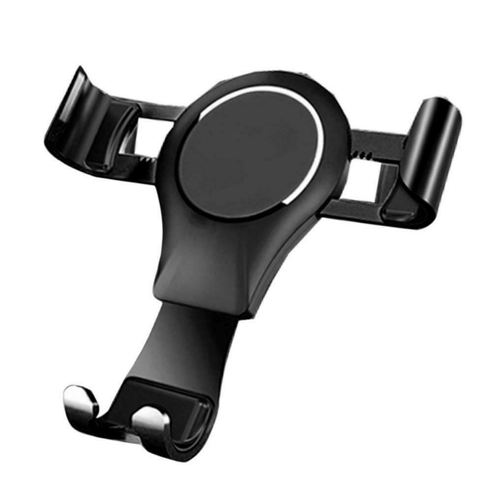 Car Phone Holder Aluminum Gravity With Rotation Compatible With Smartphones