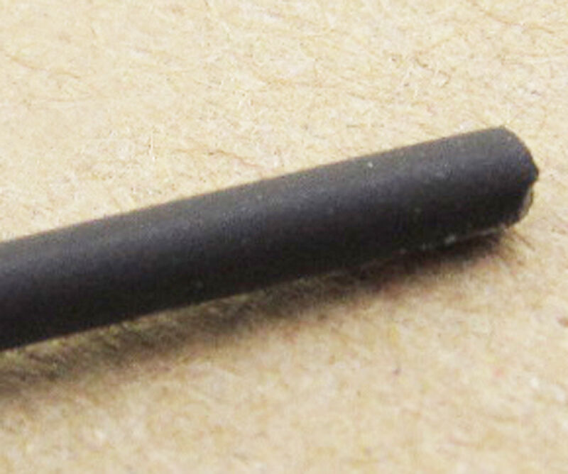 50 Mete Black Heat Shrinkable Tubing Dia 1.0mm / 0.6mm