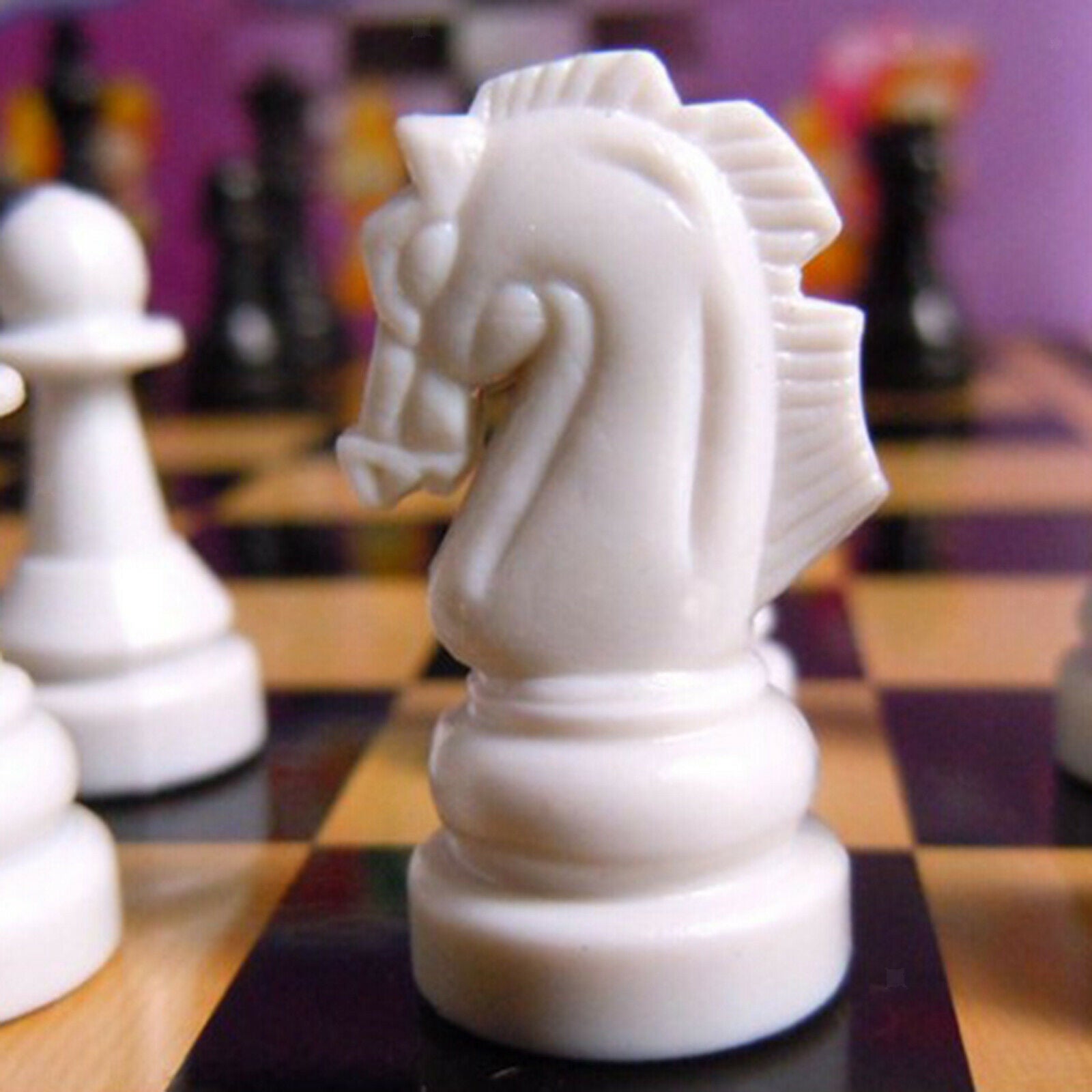 International Chess Set Folded Chessboard Magnetic Chess Pieces Board Games