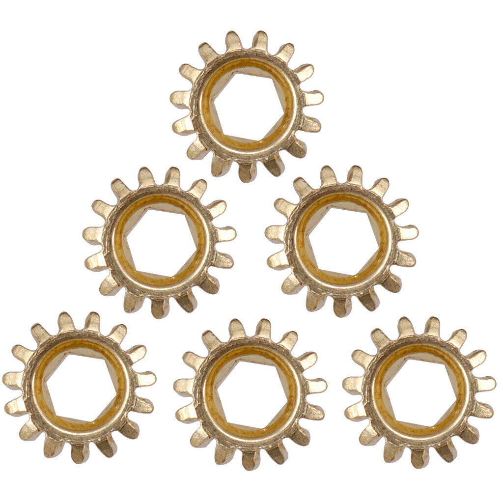 6 Pcs. Hexagon Tuning Pegs Machine Heads Gear / Gears For Guitar, 1:15