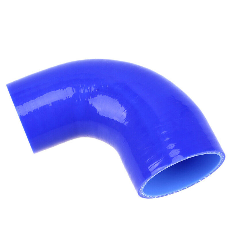 90 Degree 0.2" Elbow Silicone Hose 90 Degree 51-63mm Reducer COUPLER Blue