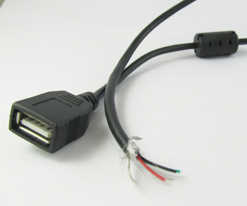 1pc 0.7m USB 2.0 A Type Female To 4 Wire 4 Pin w/Magnetic DIY Power Cable 28AWG