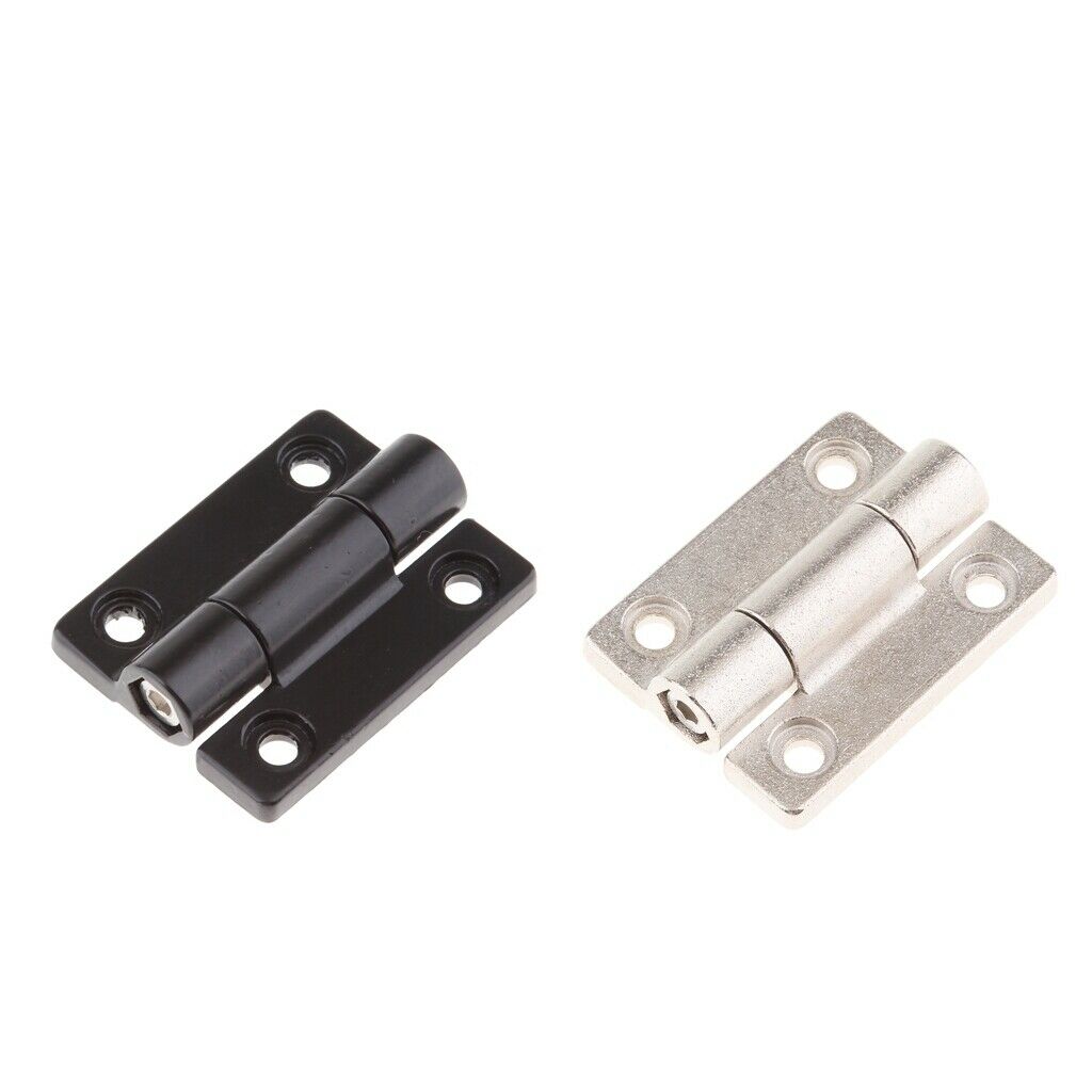 2pcs Adjustable  Position Control Hinge with Holes, Aluminum Alloy