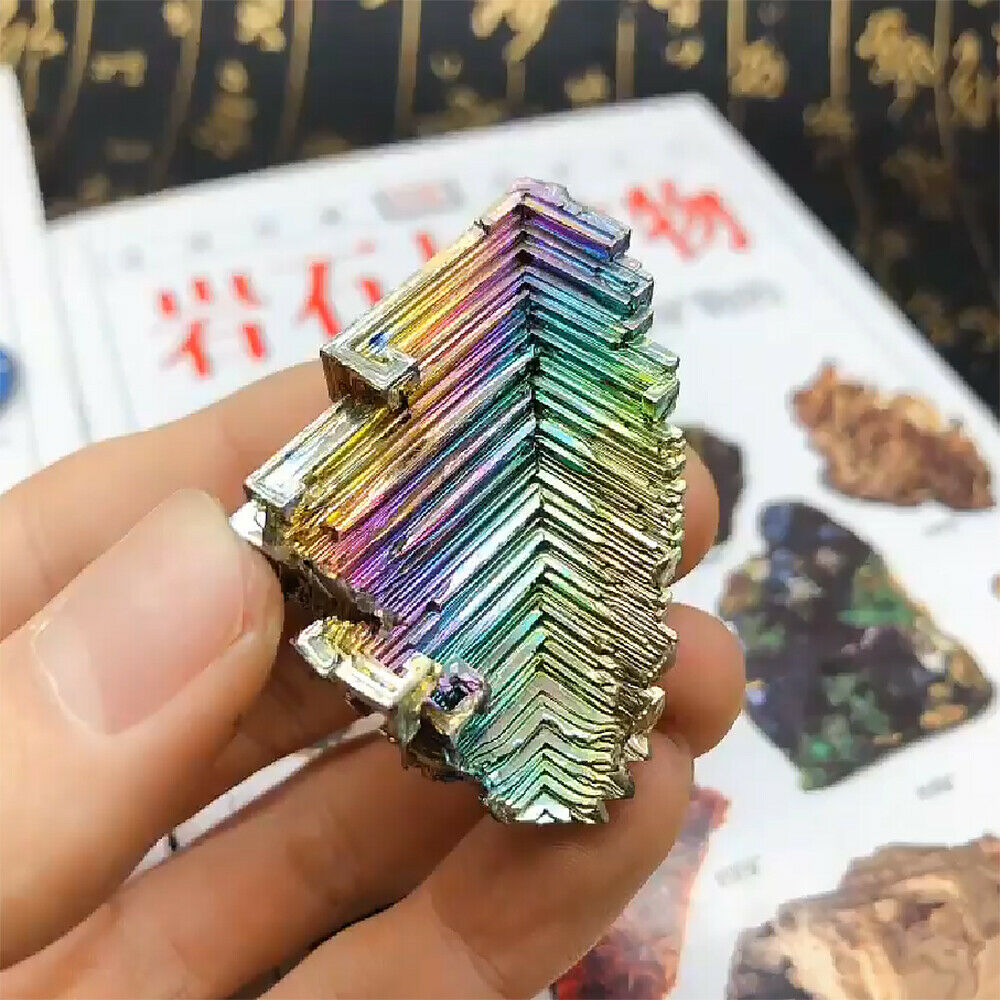 Top Quartz Crystal Rainbow Titanium Cluster VUG Mineral Specimen Healing US GIFT