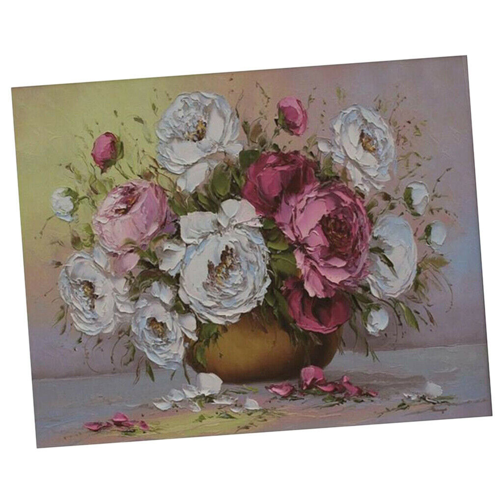 DIY Diamond Painting Kit Flowers Rhinestone Paint By Number