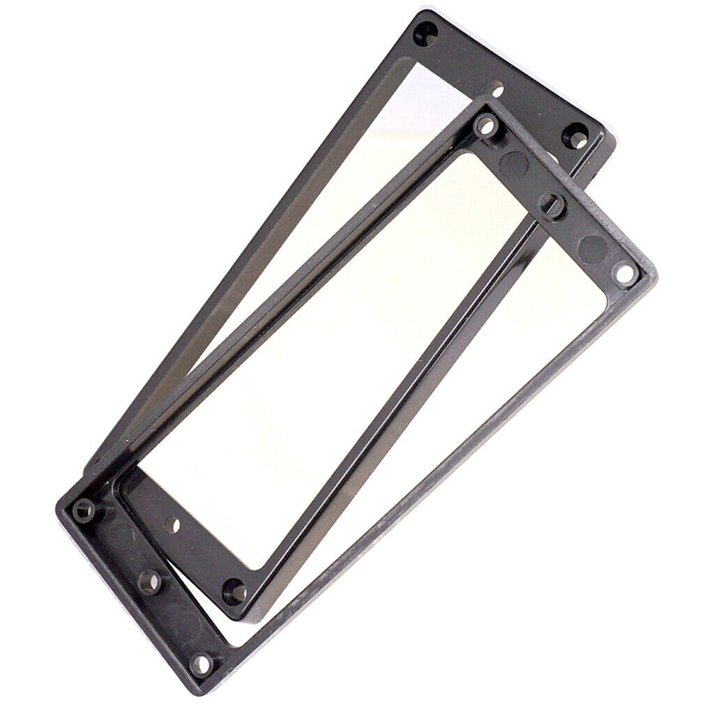 2Pcs Double Coil Humbucker Pickup Surround Rings for 8 String Guitars