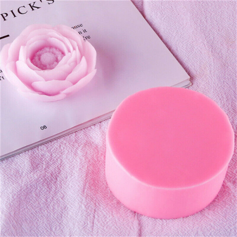 Peony Flower Handmade Soap Silicone Mold Making Candle Mold Fondant Cake Dec Tt