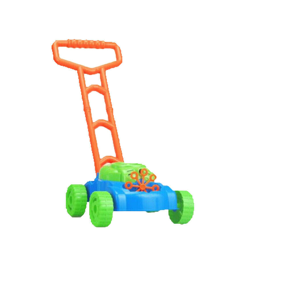 Children Electronic Bubbles Blowing Garden Lawn Mowing Toys Birthday Gift