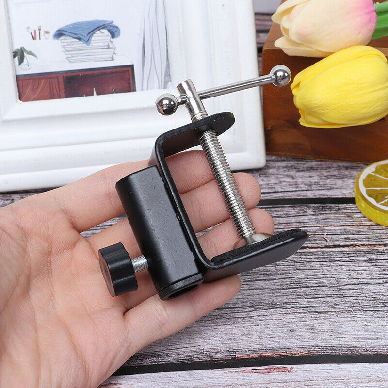 1Pc Cantilever Bracket Clamp Holder Metal Desk Lamp Clip Fittings Base Ho.l8