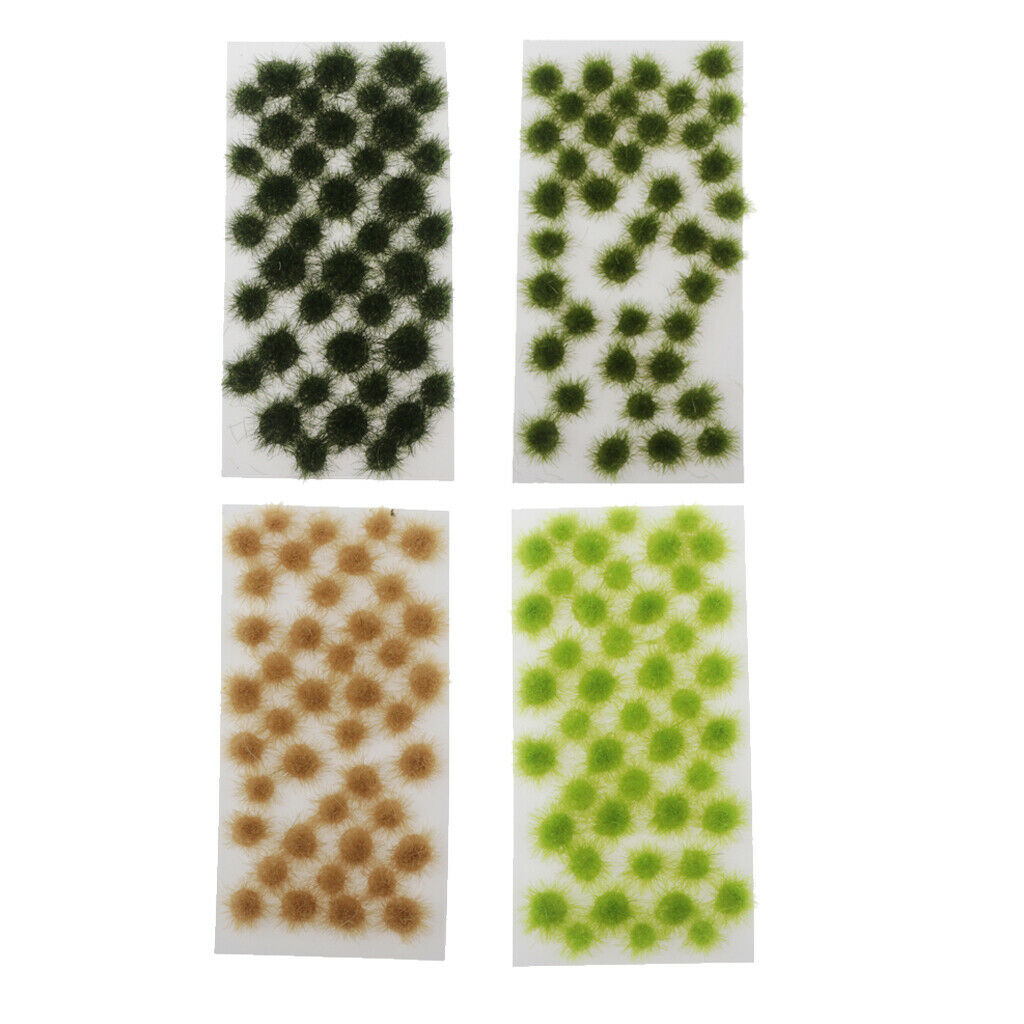 80pcs Studio Grass Tufts 1/72 1/48 1/35 for Making Military Patio Sandtray