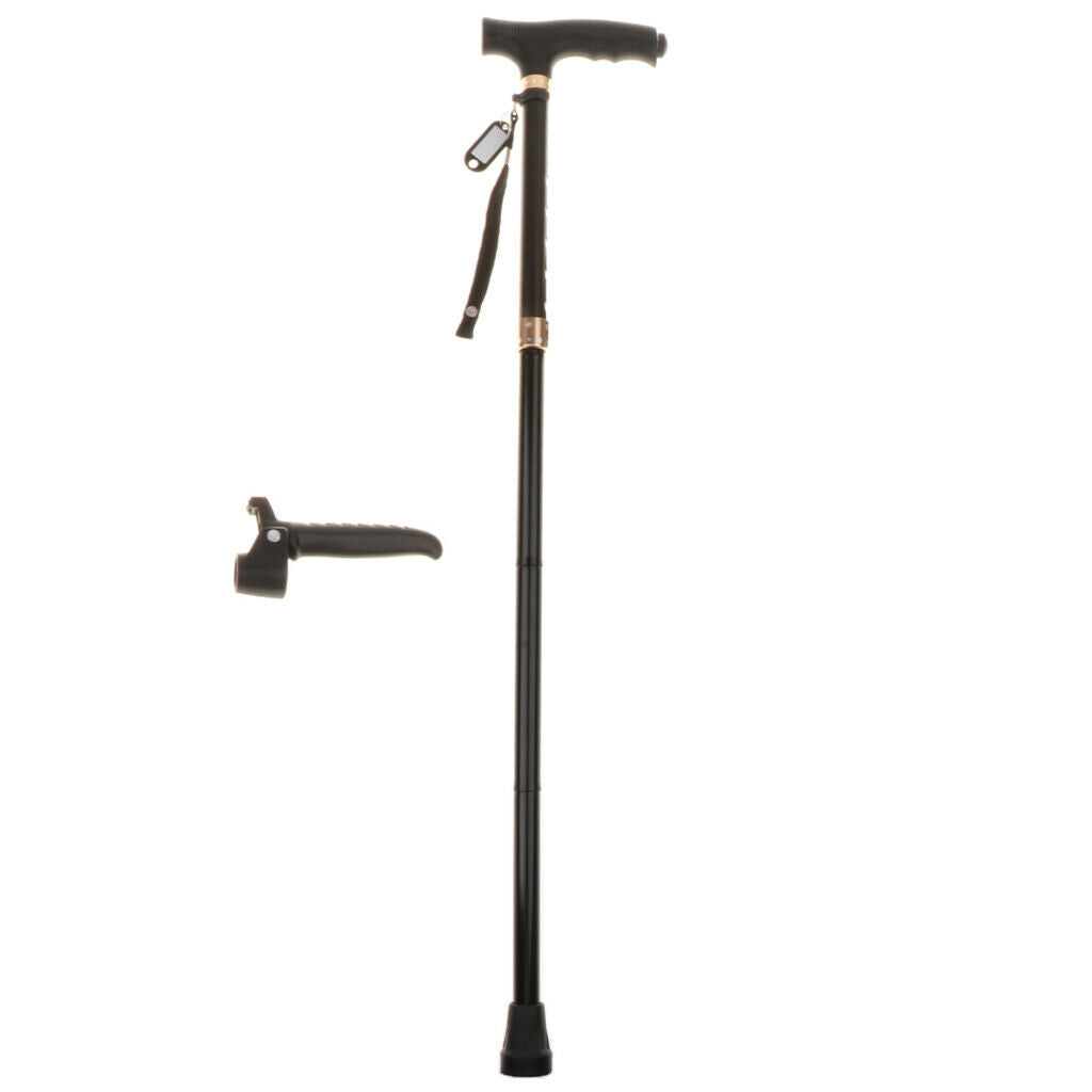 Anti Shock Trekking Poles Collapsible Anti Slip Hiking Walking Support Stick