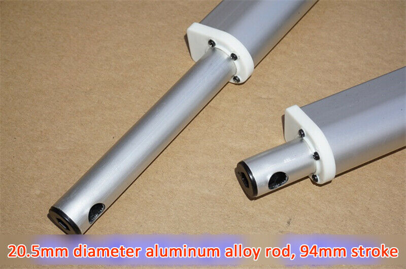 29V 75W Push rod motors stroke 94mm thrust 2500N electric telescopic cylinder