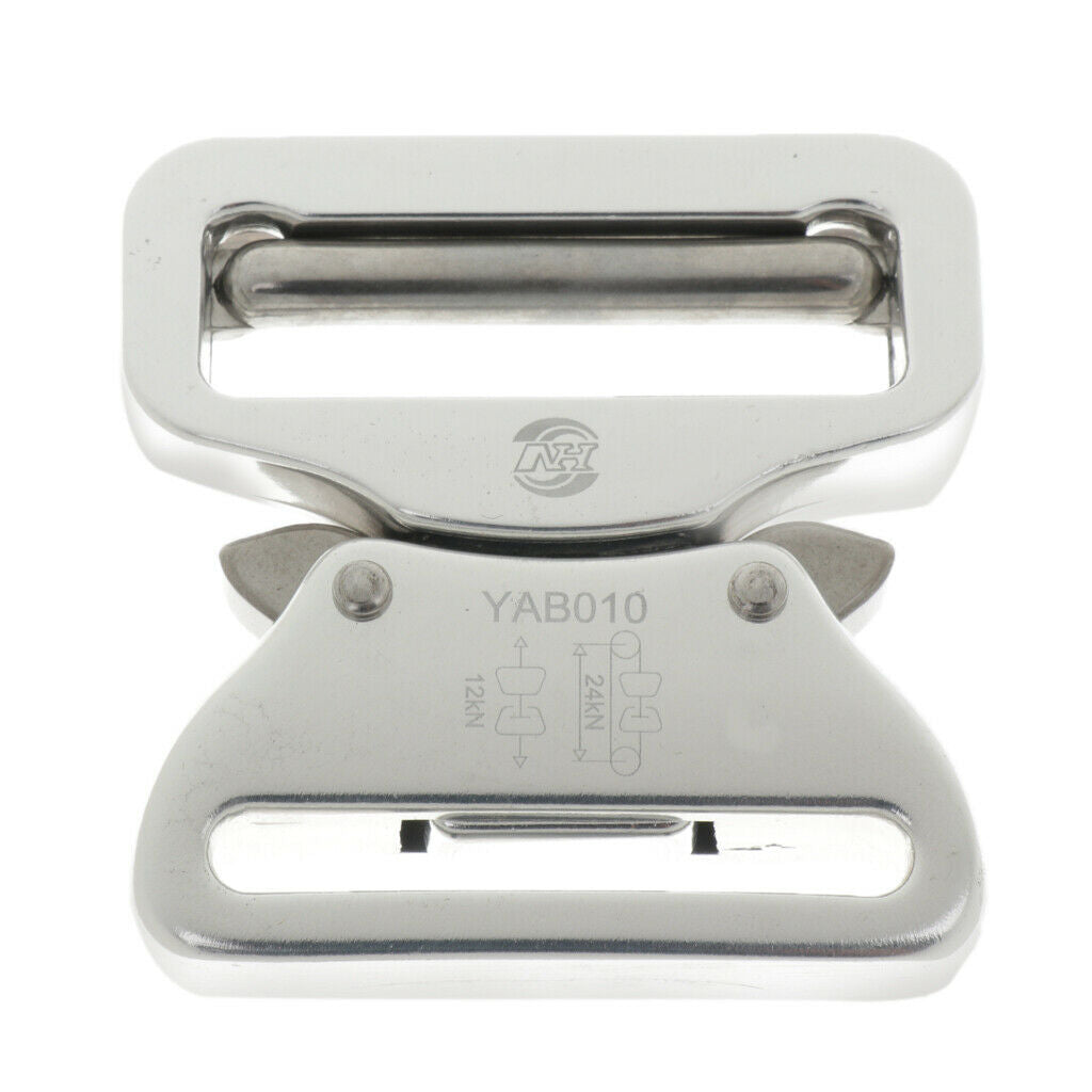 Aluminum Alloy Outdoor Quick Release Harness Webbing Buckle for 4.4cm Belt
