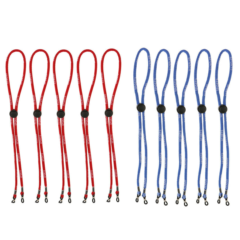 10 Pieces Adjustable Eyeglass Strap Eyeglass Straps Chain for