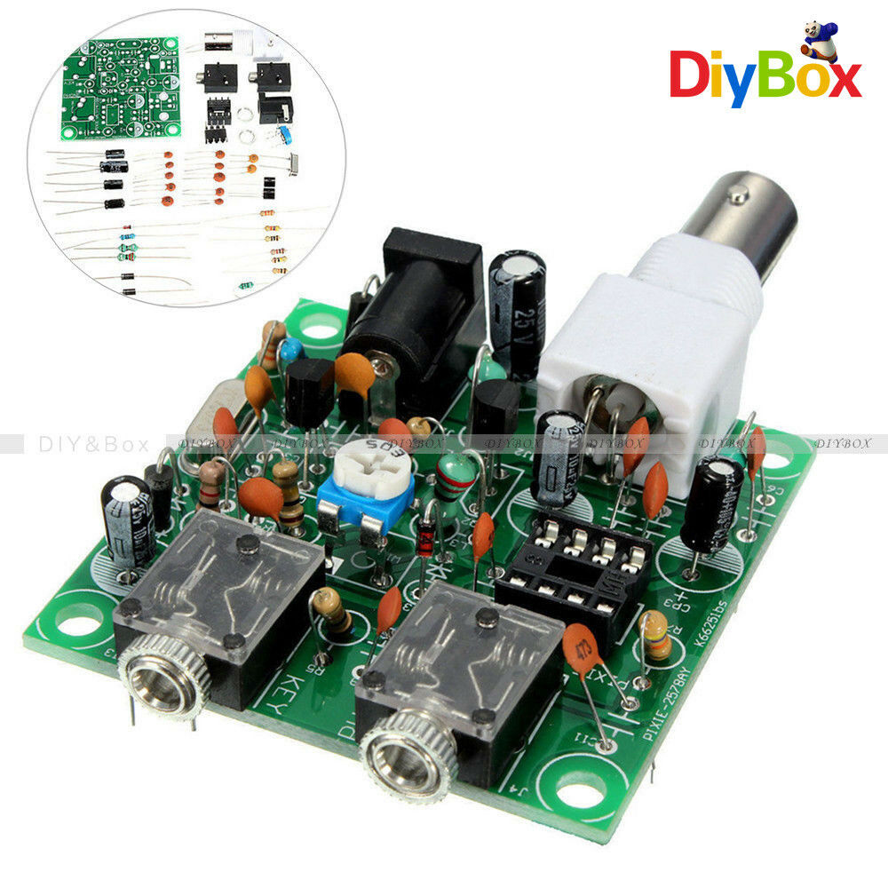 DIY RADIO 40M CW Shortwave Transmitter QRP Pixie Kit Receiver 7.023-7.026MHz