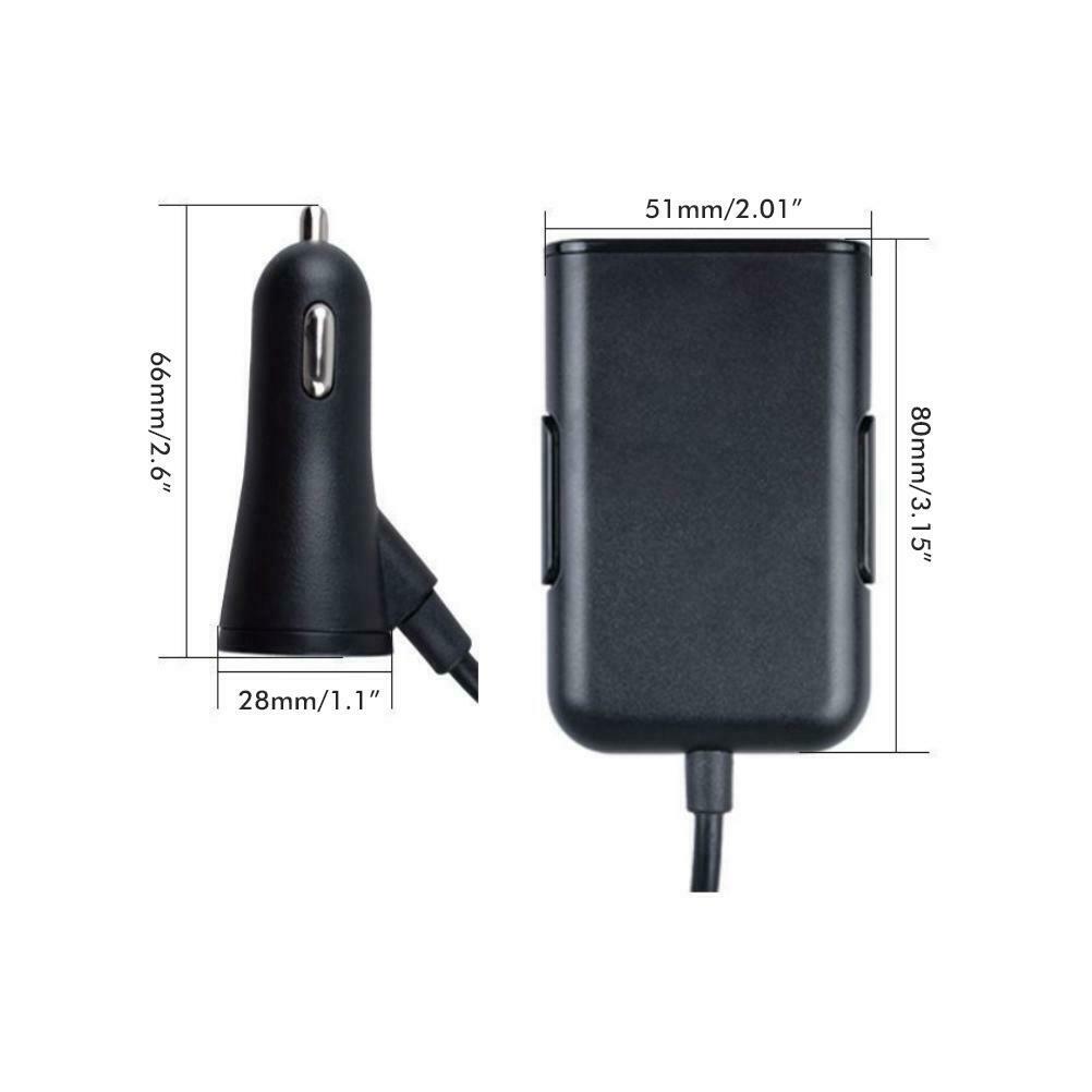 5V/4.8A Mobile Phone Charger 4 Port USB Car Charger Adapter for All DC 4800mA