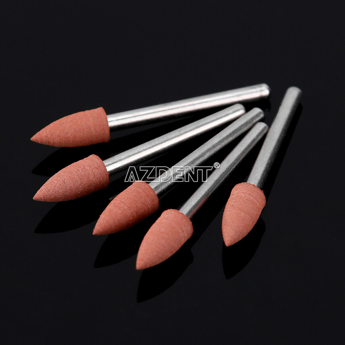 50X 12pcs/kit Dental 0413 Brownie Polishers Friction Grip FG Mini Points 1.6mm