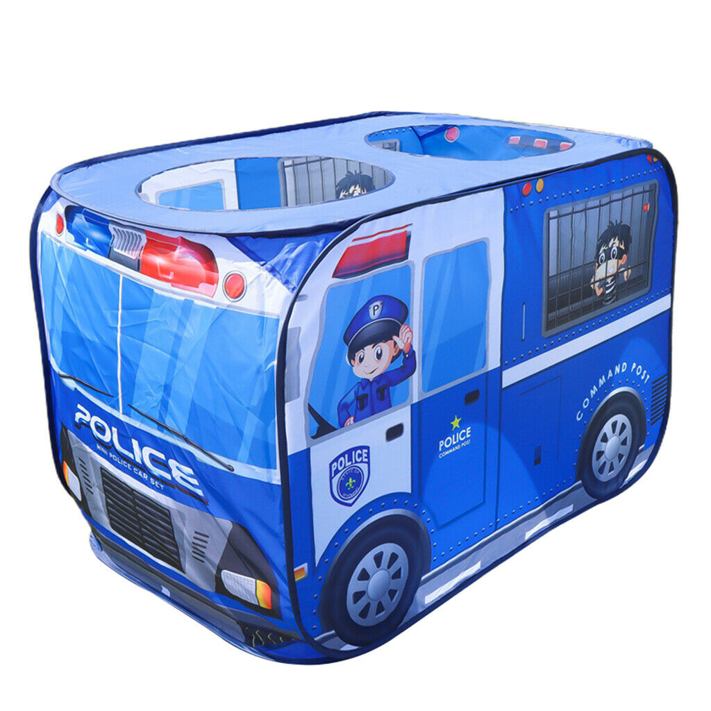 Collapsible Child Play Tent Large Space Police Car Tents Playground Toys