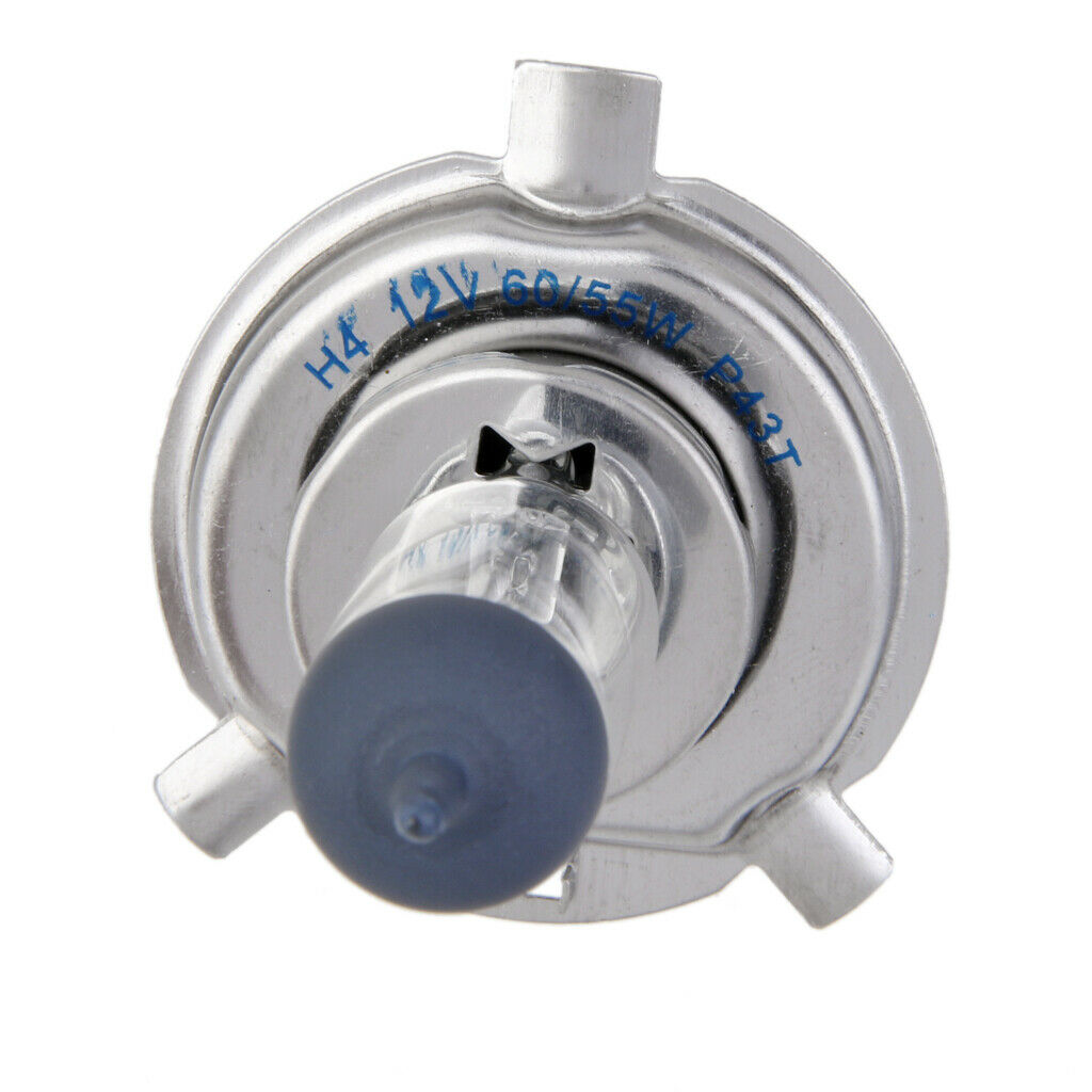 H4 3500k Xenon Gas Halogen Headlight White Bulbs 55w 12v