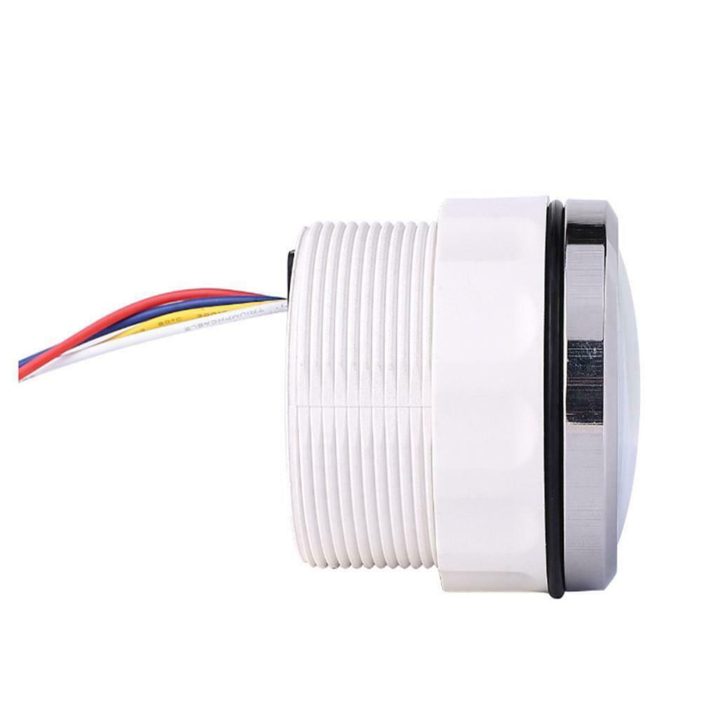 Marine Boat Water Tank Level Gauge 240-33ohms 12/24V 52mm 2” White/Chromed