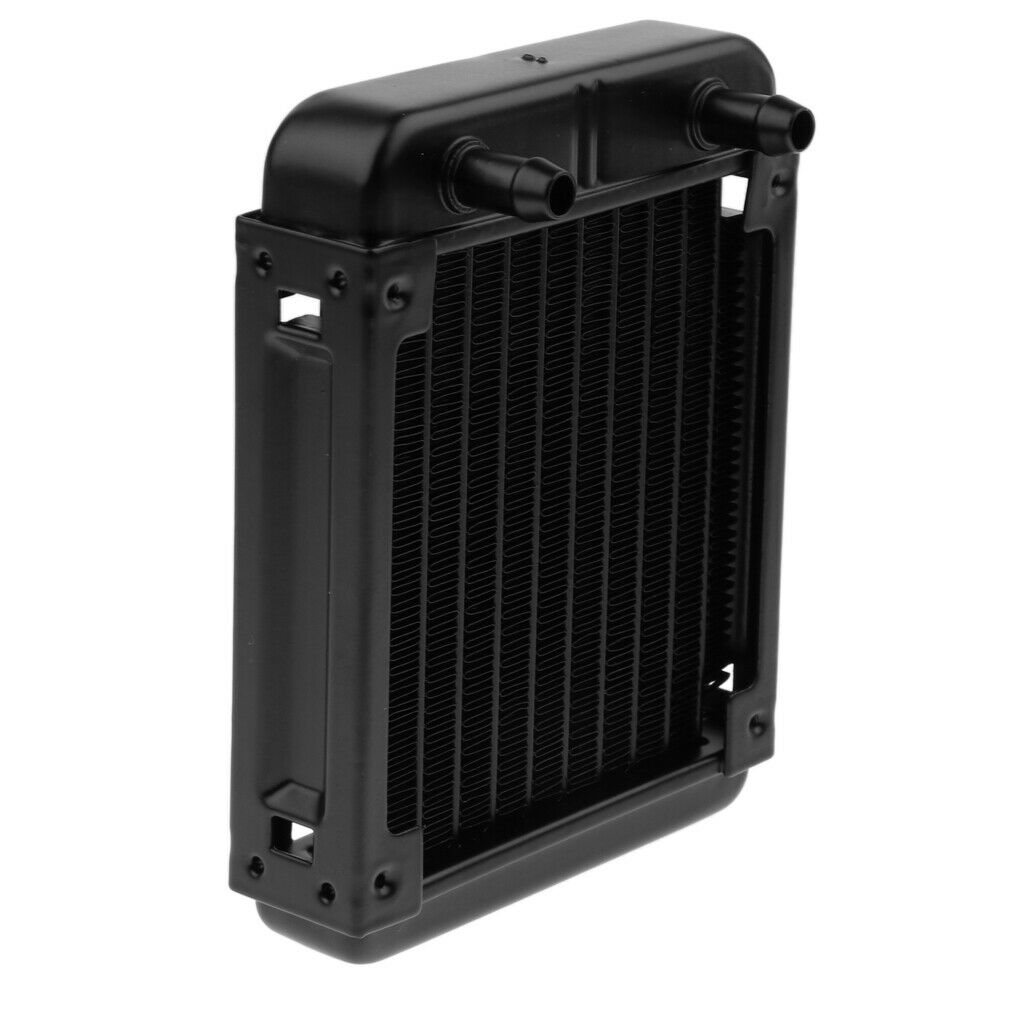 10 Tubes 120mm Straight Mouth PC Computer Radiator  Exchanger Cooling Fin